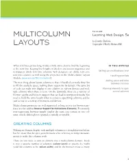 Multicolumn Layouts 3 Creating Columns