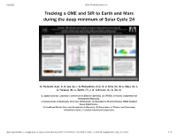 Tracking a CME and SIR to Earth and Mars During the Deep Minimum of Solar Cycle 24