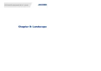 Chapter 8: Landscape