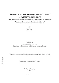 Cooperating Regionalist And