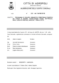N. 233 "Programma Di Sviluppo Urbanistico