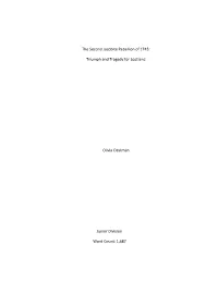 The Second Jacobite Rebellion of 1745: Triumph and Tragedy For