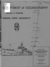 TMENT of OCEANOGRAPHY Cop