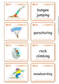Bungee Jumping Rock Climbing