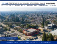 For Sale | Trophy Mixed-Use Building with Parking Garage