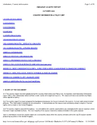 OTHER ISSUES ANNEX E: MDC CANDIDATES & Mps, JUNE 2000