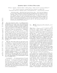 Quantum Optics of Soliton Microcombs