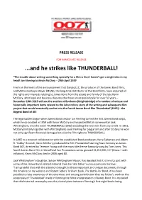 And He Strikes Like THUNDERBALL!