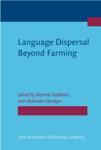 Language Dispersal Beyond Farming