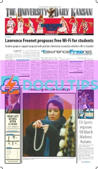Lawrence Freenet Proposes Free Wi-Fi for Students Student Group to Support Proposal with Petition; University Researches Whether Offer Is Feasible