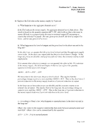 Some Answers FE312 Fall 2010 Rahman 1) Suppose the Fed