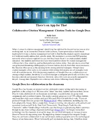 Citation Management with Paperpile