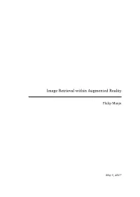 Image Retrieval Within Augmented Reality