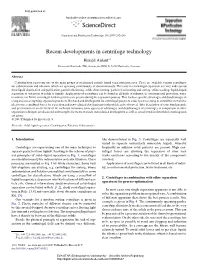 Recent Developments in Centrifuge Technology Harald Anlauf ∗ Universit¨Atkarlsruhe (TH), Institut F¨Urmvm, D-76128 Karlsruhe, Germany