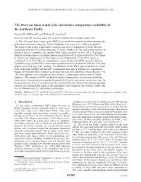 The 18.6Year Lunar Nodal Cycle and Surface Temperature Variability In
