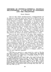 Theories of External-Internal Political Relationships