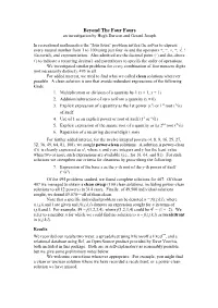 Beyond the Four Fours.Pdf, This File