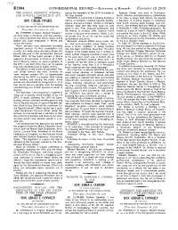 CONGRESSIONAL RECORD— Extensions of Remarks E1984 HON