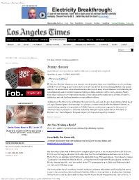 Funny Choices - Los Angeles Times ADVERTISEMENT
