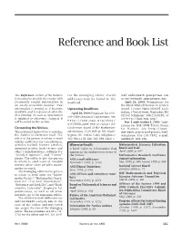 Reference and Book List, Volume 47