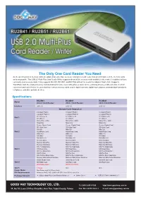The Only One Card Reader You Need