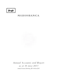 Annual Accounts and Report Draft