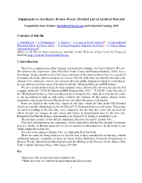 Detailed List of Archival Material Contents of This File 1. Introduction