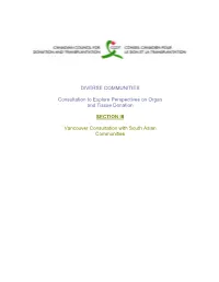 Diverse Communities Vancouver Report