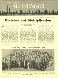 Division and Multiplication