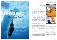Man on Earth the Ultimate Discipline Called No Limit* in Freediving