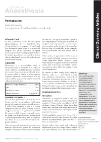Update in Anaesthesia