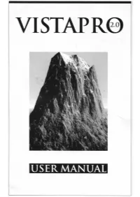 Vista Pro 2 User Manual