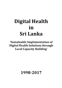Digital Health in Sri Lanka