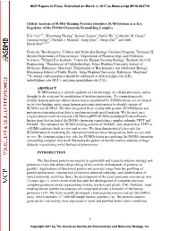 Global Analysis of SUMO-Binding Proteins Identifies Sumoylation As a Key Regulator of the INO80 Chromatin Remodeling Complex