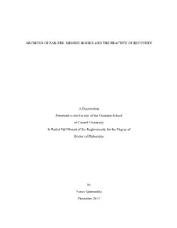 Missing Bodies and the Practice of Recovery A