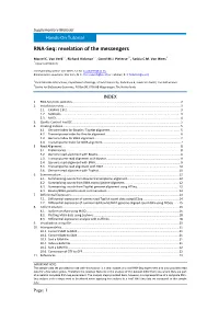 RNA-‐Seq: Revelation of the Messengers