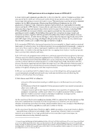 WWF Position on African Elephant Issues at CITES Cop17 1. Some