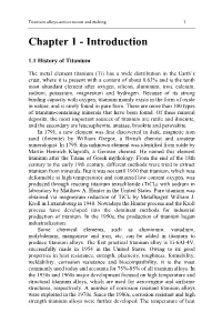 Chapter 1 � Introduction