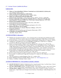 CV. Enrique Viciano. Completo
