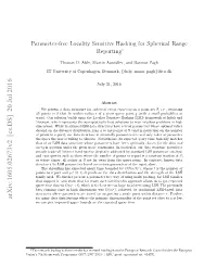 Parameter-Free Locality Sensitive Hashing for Spherical Range Reporting˚