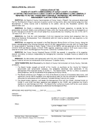 RESOLUTION No. 2016-044