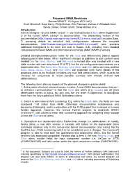 1 Proposed IMMA Revisions