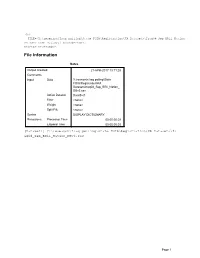 File Information