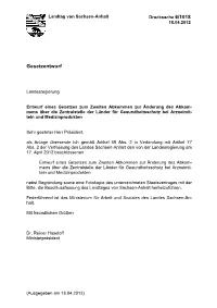 Gesetzentwurf