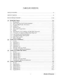 Table of Contents
