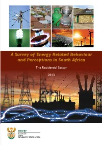 A Survey of Energy Related Behaviour and Perceptions in South Africa