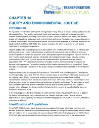 Chapter 10 Equity and Environmental Justice
