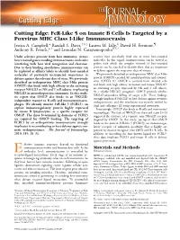 Immunoevasin Is Targeted by a Poxvirus MHC Class I-Like Cutting
