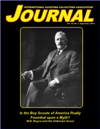 Is the Boy Scouts of America Really Founded Upon a Myth? W.D