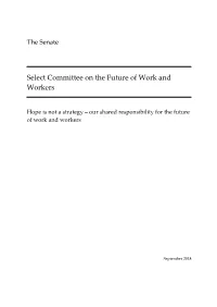 Our Shared Responsibility for the Future of Work and Workers